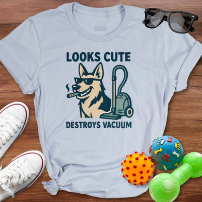 Looks Cute Destroys Vacuum Shirt - The Pawsitive Initiative