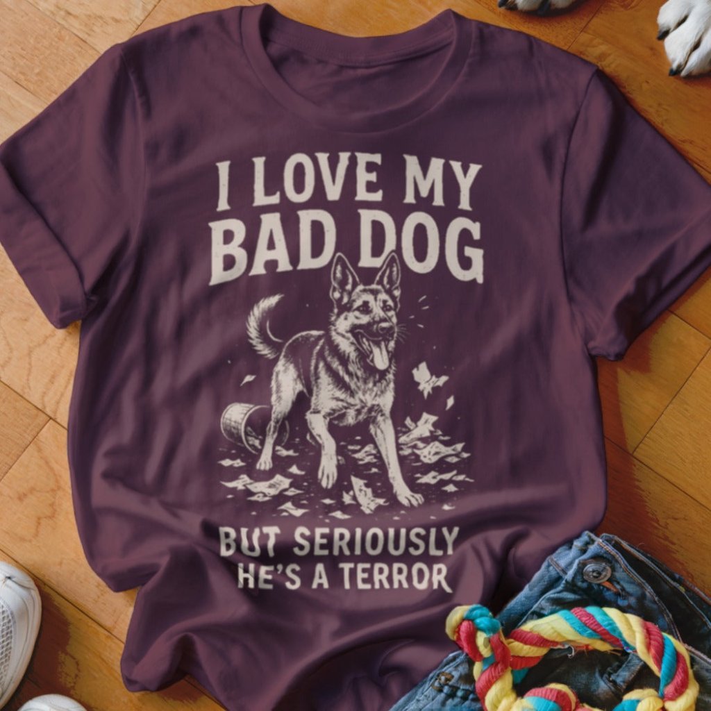 Love My Bad Dog Shirt - The Pawsitive Initiative