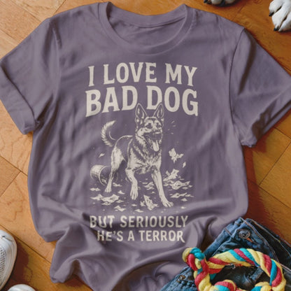 Love My Bad Dog Shirt - The Pawsitive Initiative