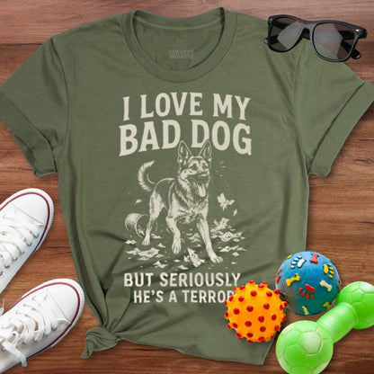 Love My Bad Dog Shirt - The Pawsitive Initiative