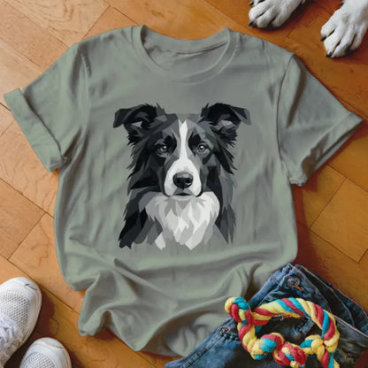 Low Poly Border Collie Shirt - The Pawsitive Initiative