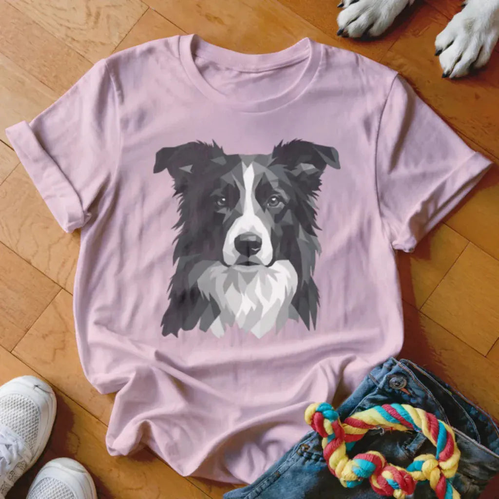 Low Poly Border Collie Shirt - The Pawsitive Initiative
