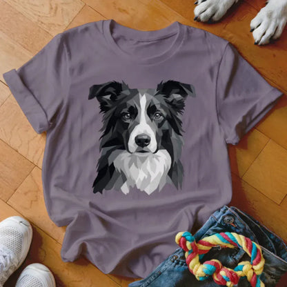 Low Poly Border Collie Shirt - The Pawsitive Initiative