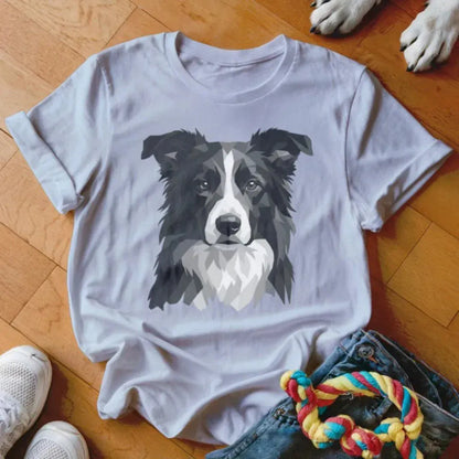 Low Poly Border Collie Shirt - The Pawsitive Initiative