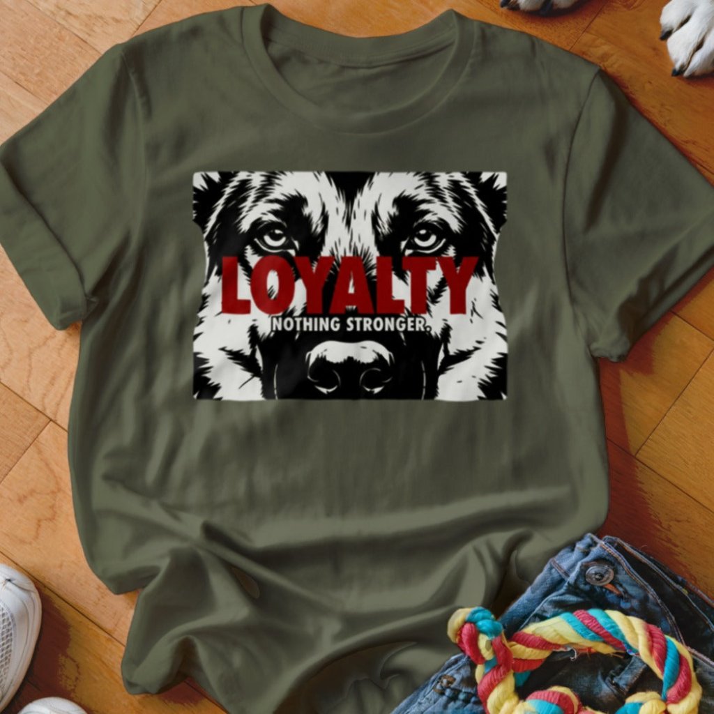 Loyalty Nothing Stronger Shirt - The Pawsitive Initiative