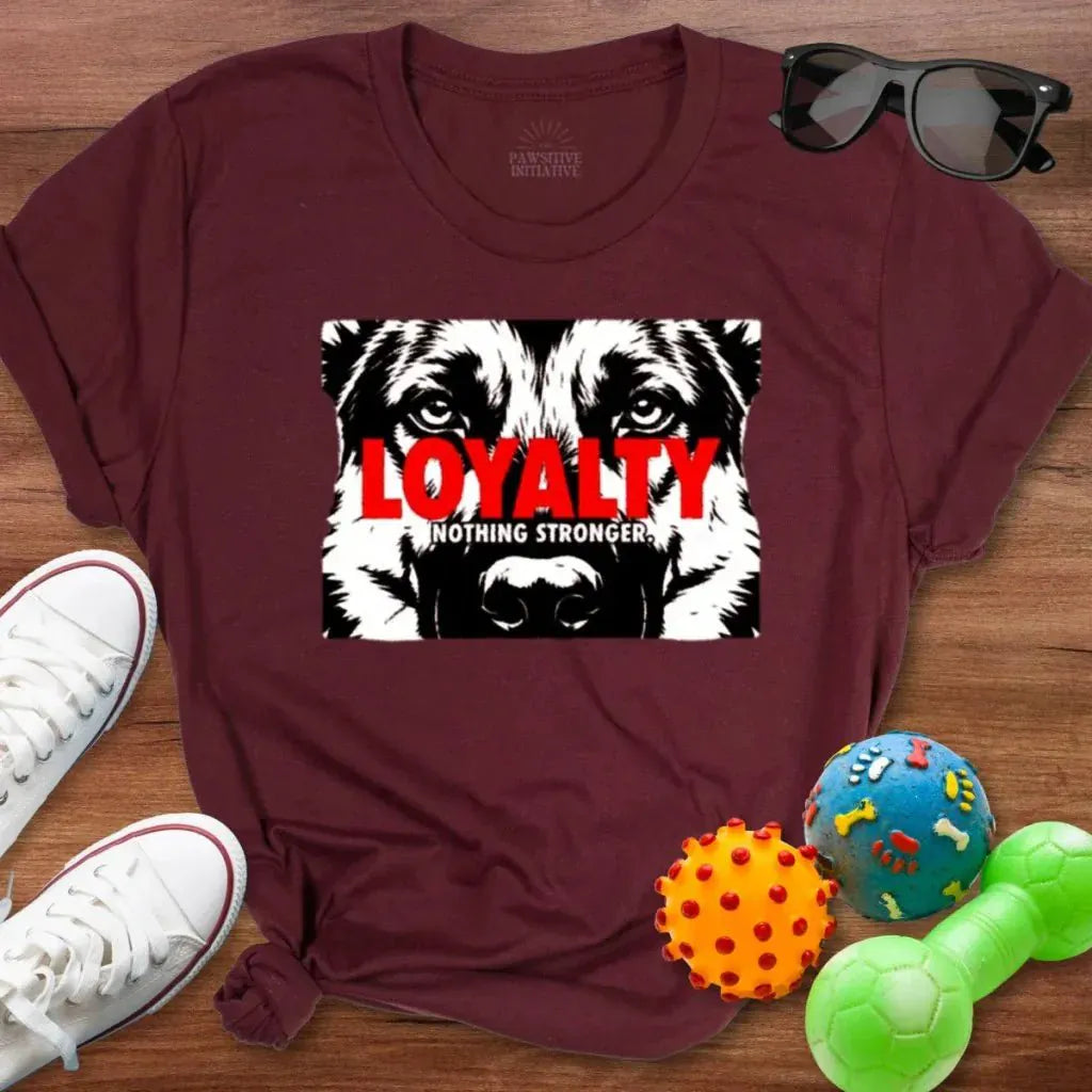 Loyalty Nothing Stronger Shirt - The Pawsitive Initiative
