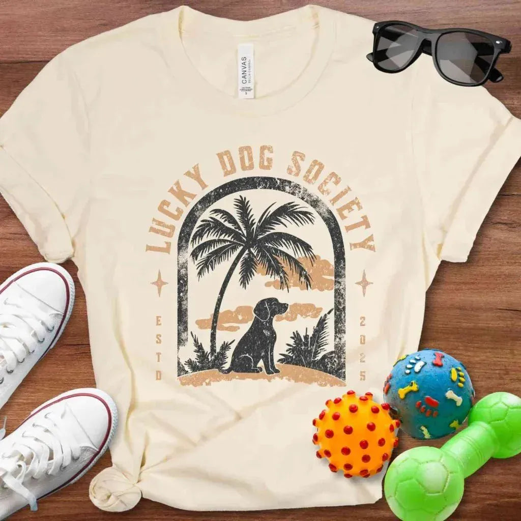Lucky Dog Society Shirt - The Pawsitive Initiative
