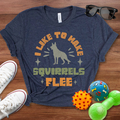 Make Squirrels Flee Shirt - The Pawsitive Initiative