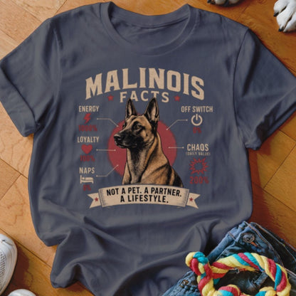 Malinois Facts Shirt - The Pawsitive Initiative