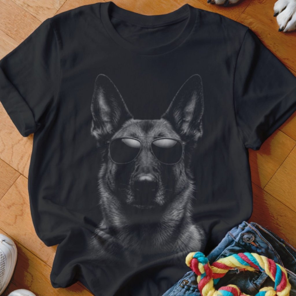 Malinois in Aviators Shirt - The Pawsitive Initiative