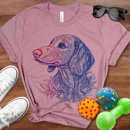Mandala Doxie Shirt - The Pawsitive Initiative