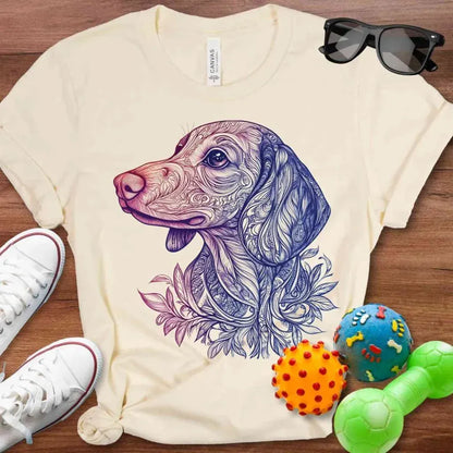 Mandala Doxie Shirt - The Pawsitive Initiative