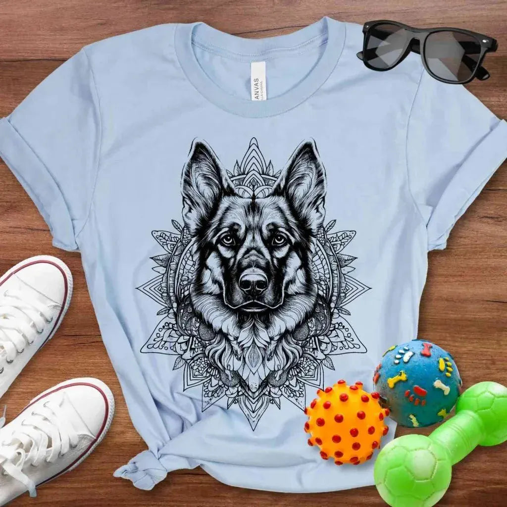 Mandala Shepherd Shirt - The Pawsitive Initiative