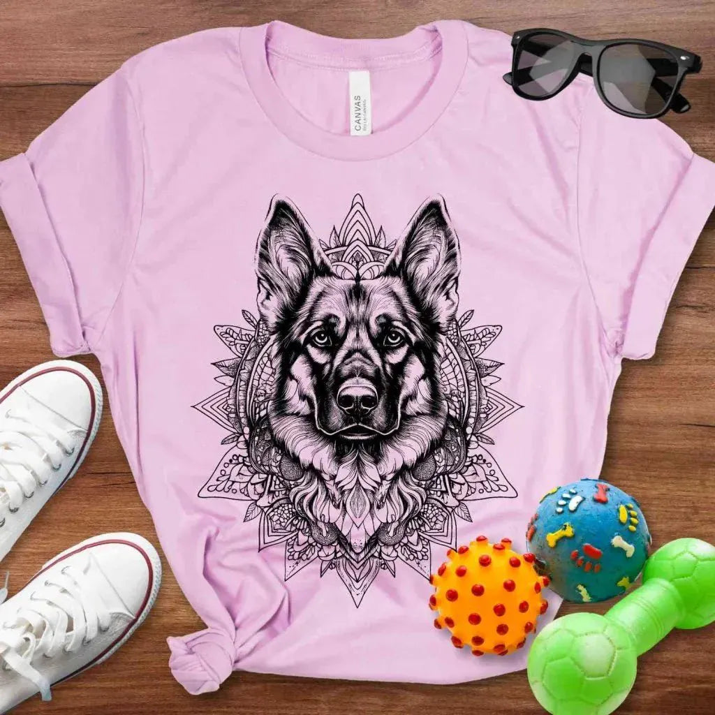 Mandala Shepherd Shirt - The Pawsitive Initiative
