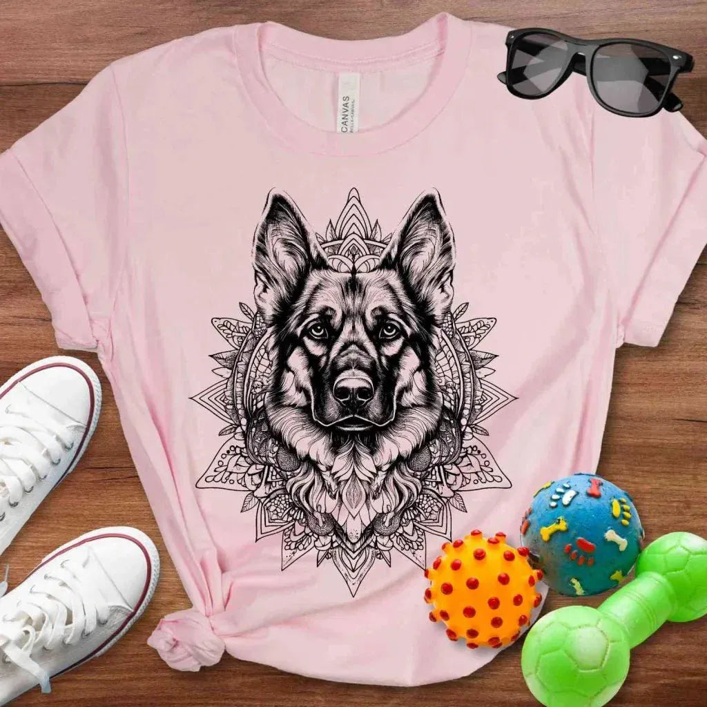 Mandala Shepherd Shirt - The Pawsitive Initiative