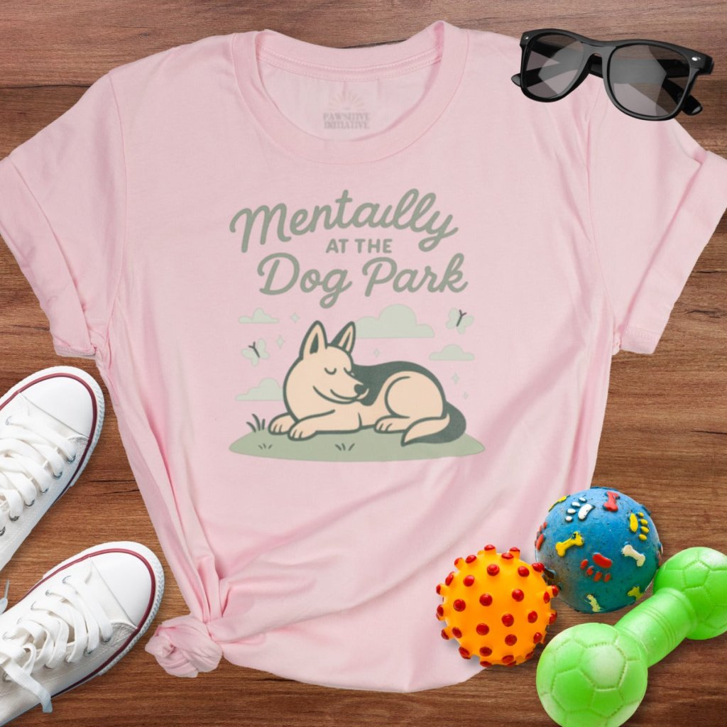 Mentally at the Dog Park Shirt - The Pawsitive Initiative