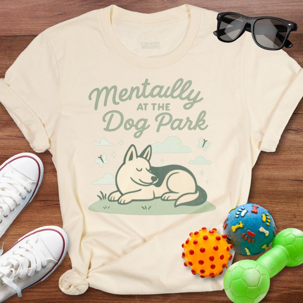 Mentally at the Dog Park Shirt - The Pawsitive Initiative