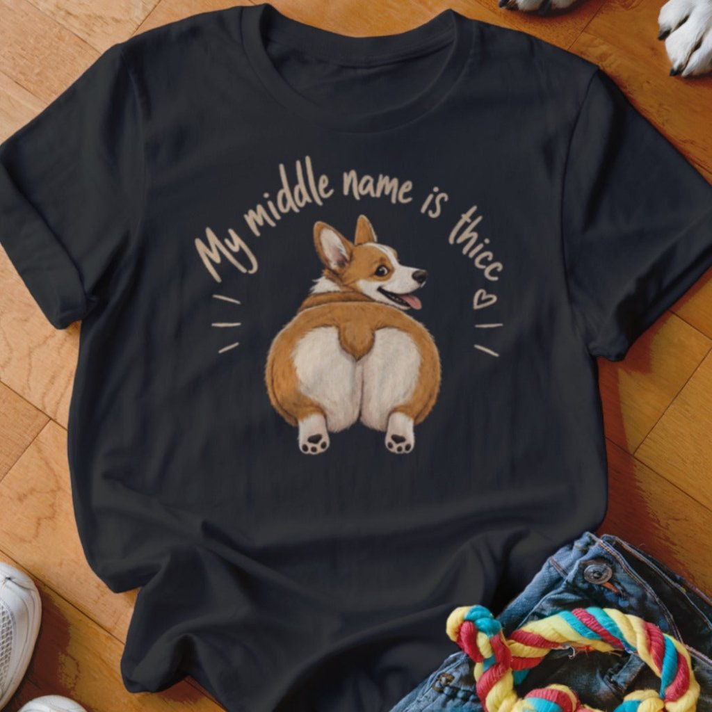 Middle Name is Thicc Shirt - The Pawsitive Initiative