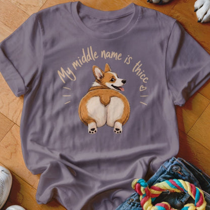 Middle Name is Thicc Shirt - The Pawsitive Initiative