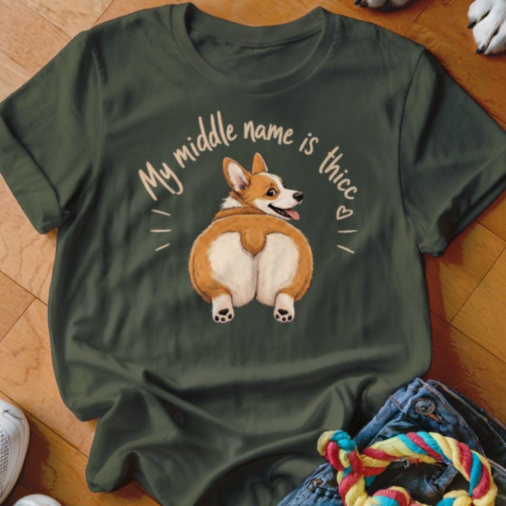 Middle Name is Thicc Shirt - The Pawsitive Initiative