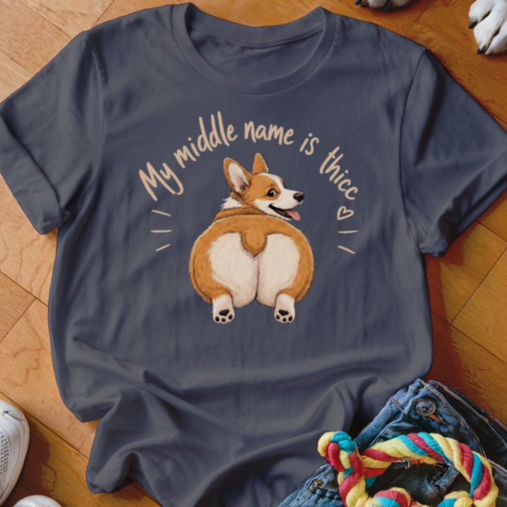 Middle Name is Thicc Shirt - The Pawsitive Initiative