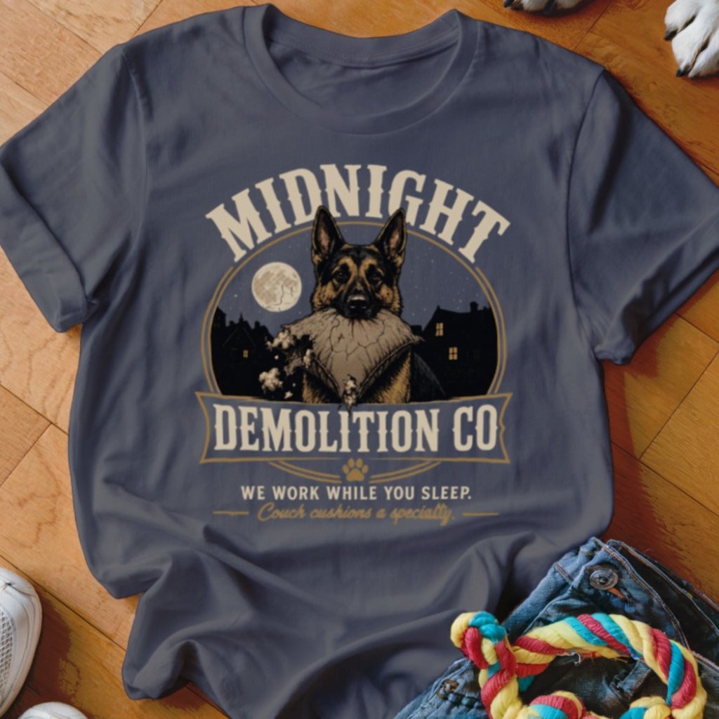 Midnight Demolition Co Shirt - The Pawsitive Initiative