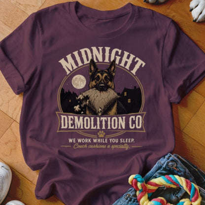 Midnight Demolition Co Shirt - The Pawsitive Initiative