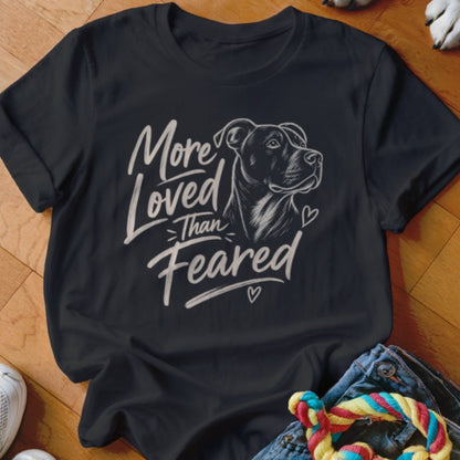More Loved Than Feared Shirt - The Pawsitive Initiative