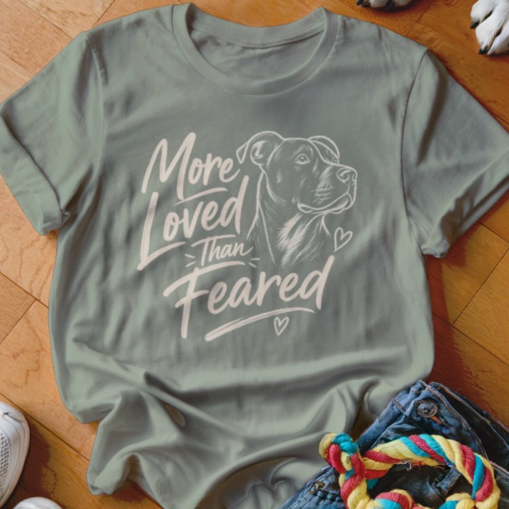 More Loved Than Feared Shirt - The Pawsitive Initiative