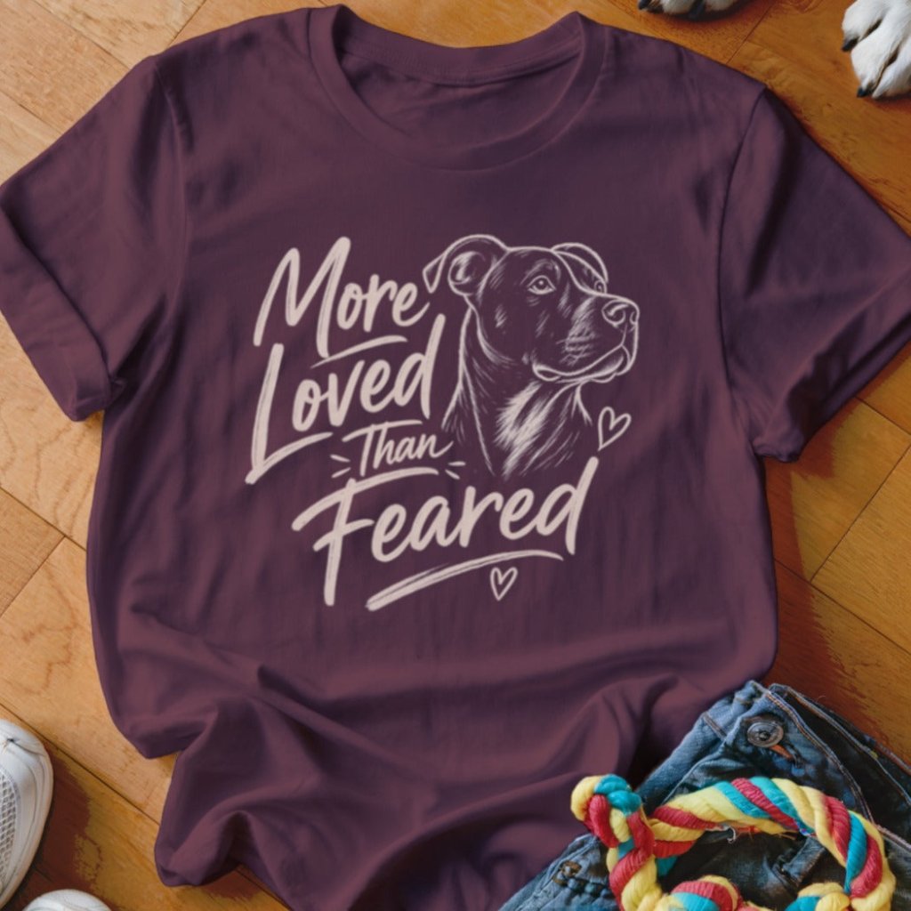 More Loved Than Feared Shirt - The Pawsitive Initiative