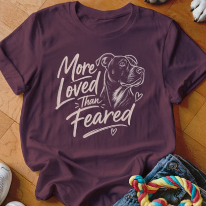 More Loved Than Feared Shirt - The Pawsitive Initiative