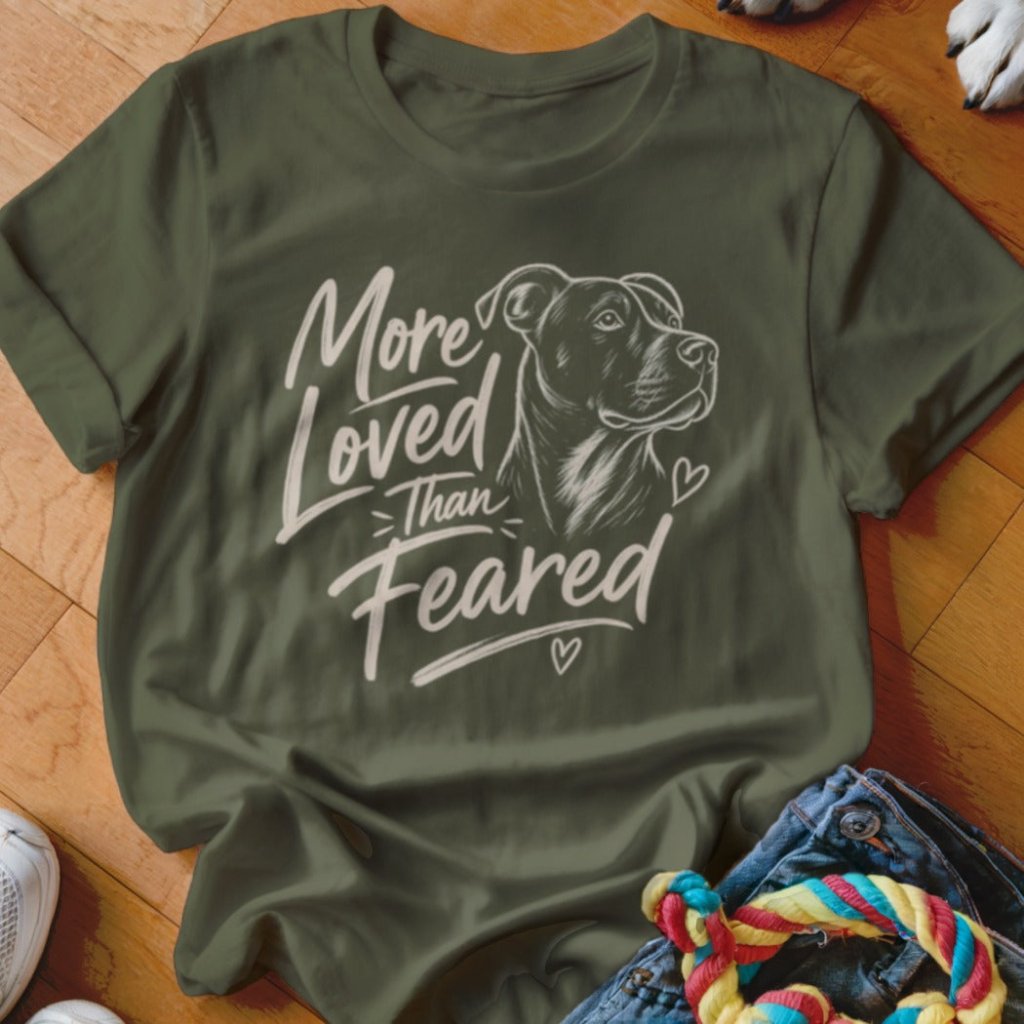 More Loved Than Feared Shirt - The Pawsitive Initiative