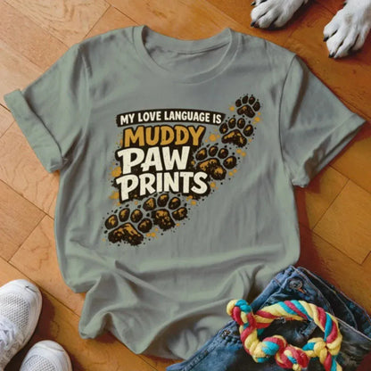Muddy Paw Prints Shirt - The Pawsitive Initiative