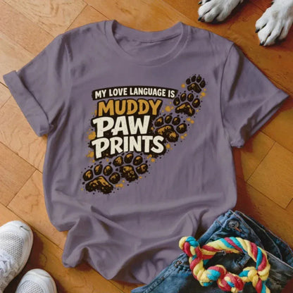 Muddy Paw Prints Shirt - The Pawsitive Initiative