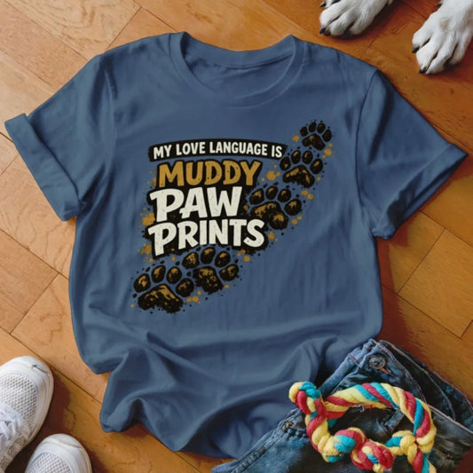 Muddy Paw Prints Shirt - The Pawsitive Initiative