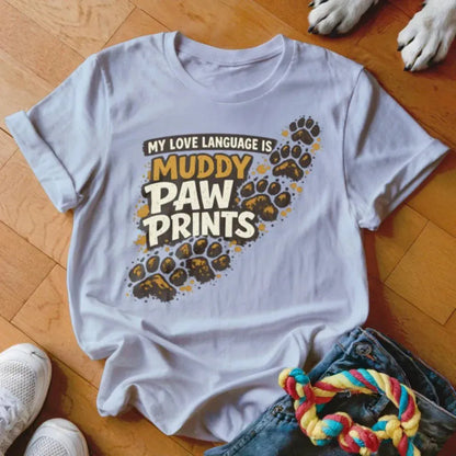 Muddy Paw Prints Shirt - The Pawsitive Initiative