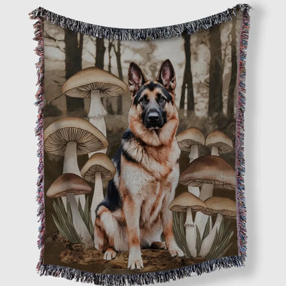 Mushroom GSD Blanket - The Pawsitive Initiative
