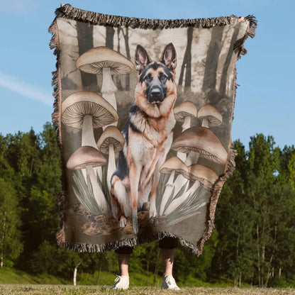Mushroom GSD Blanket - The Pawsitive Initiative