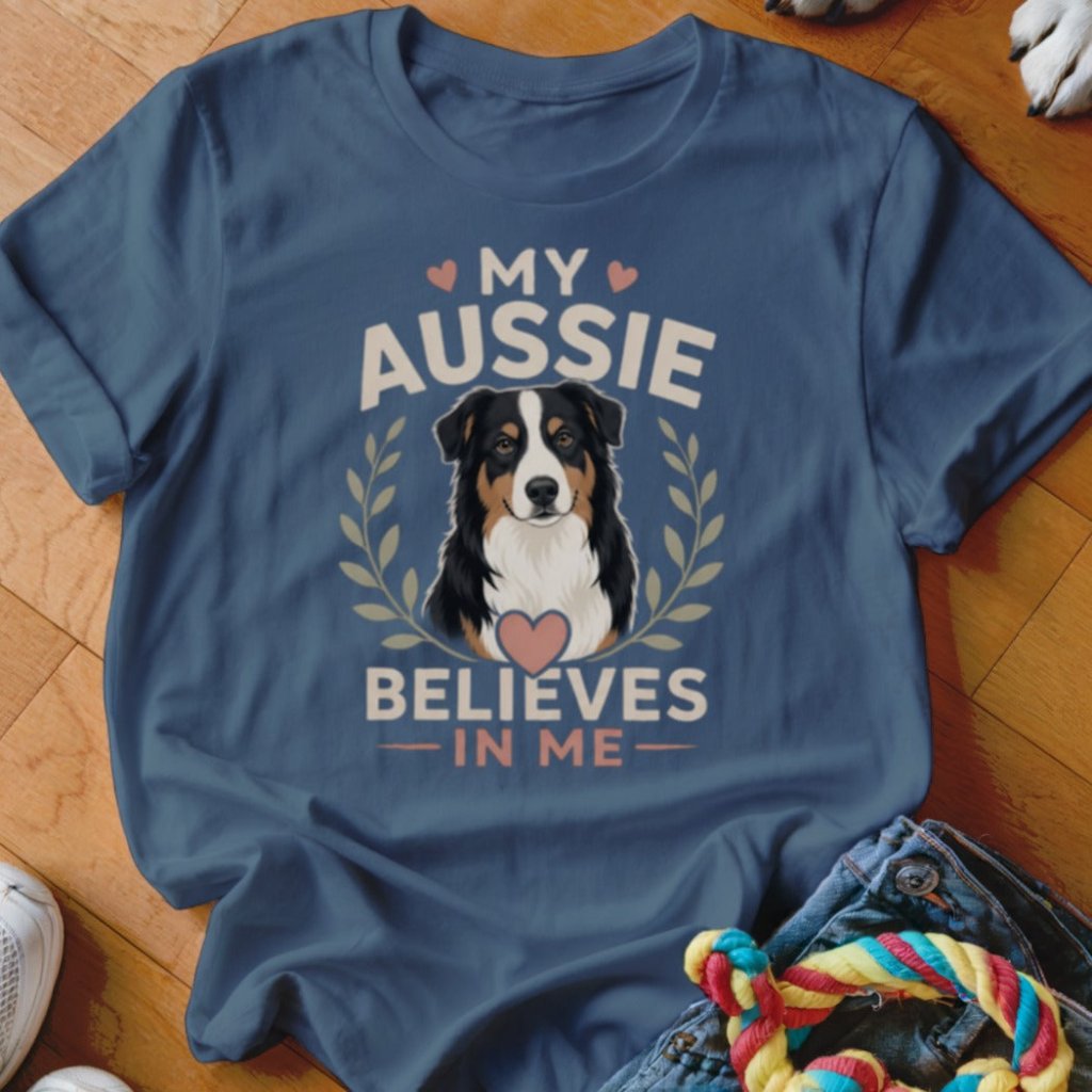 My Aussie Believes in My Shirt - The Pawsitive Initiative