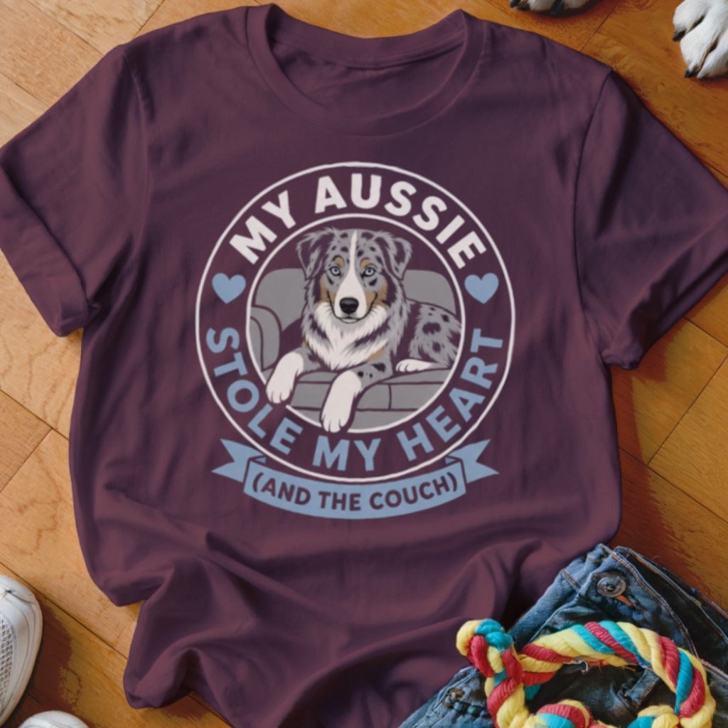 My Aussie Stole My Heart And The Couch Shirt - The Pawsitive Initiative
