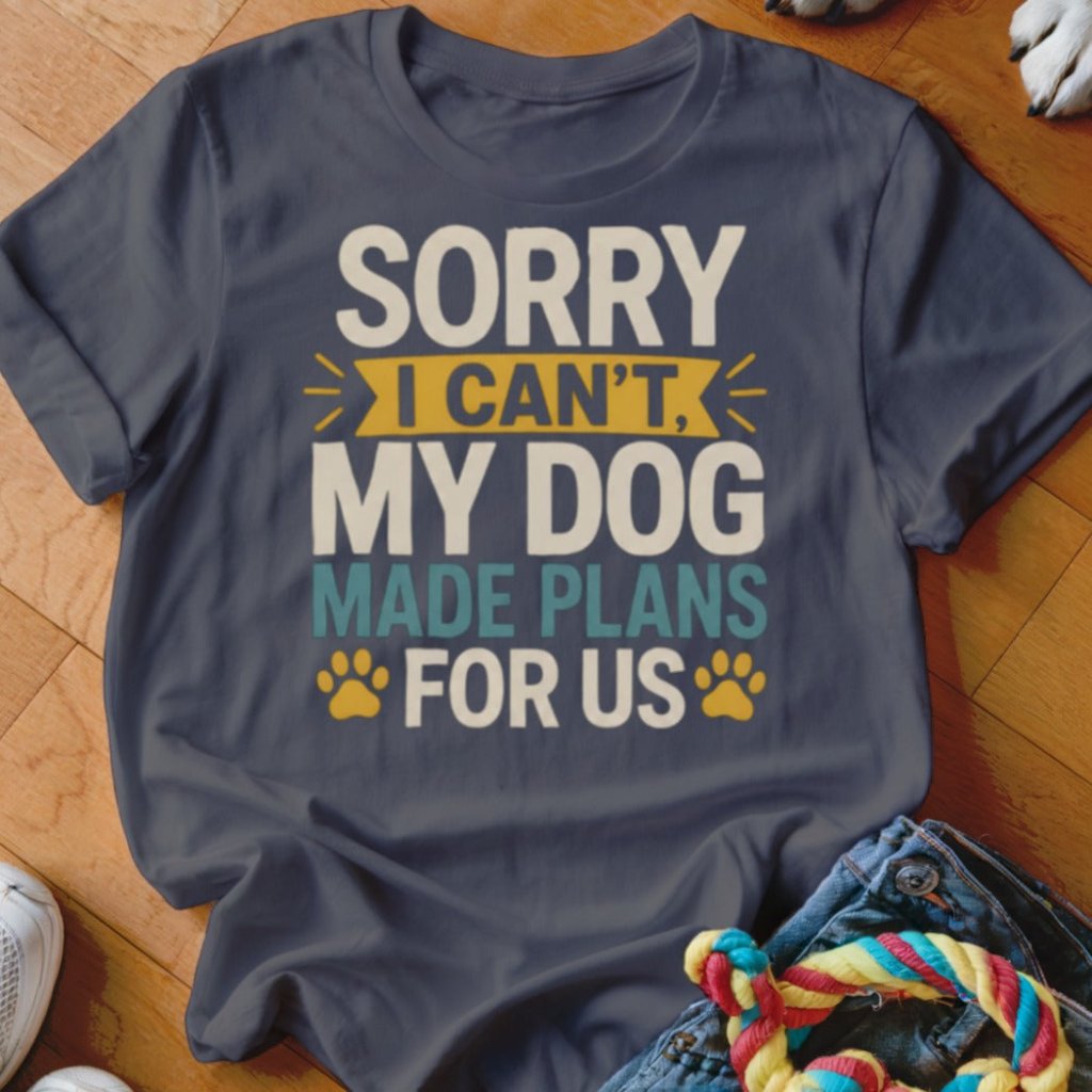 My Dog Made Plans For Us Shirt - The Pawsitive Initiative