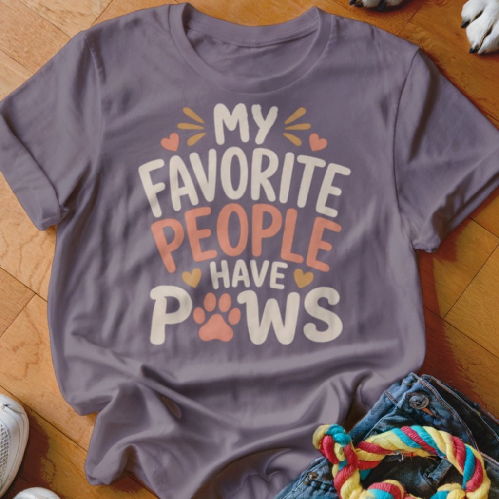 My Favorite People Have Paws Shirt - The Pawsitive Initiative