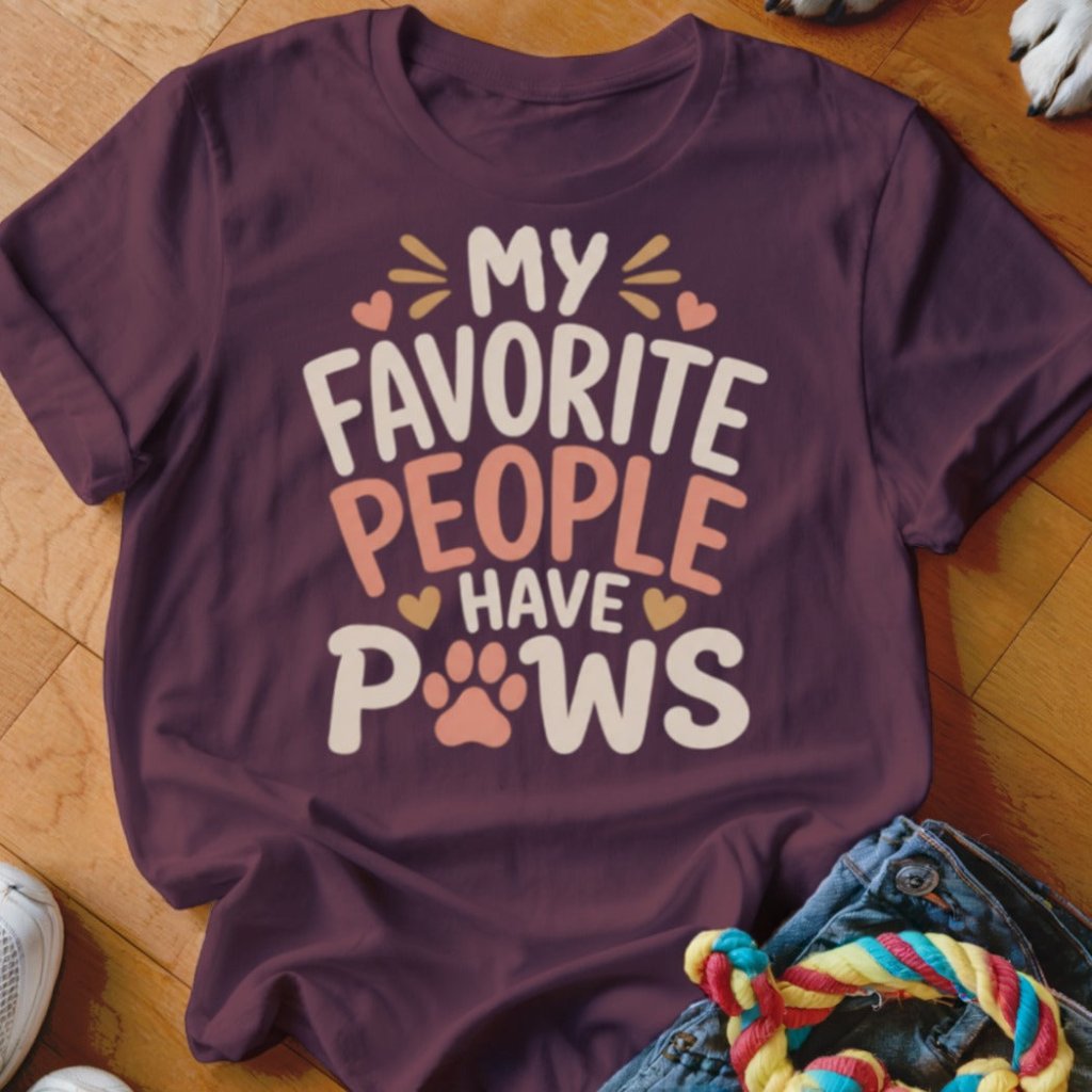 My Favorite People Have Paws Shirt - The Pawsitive Initiative
