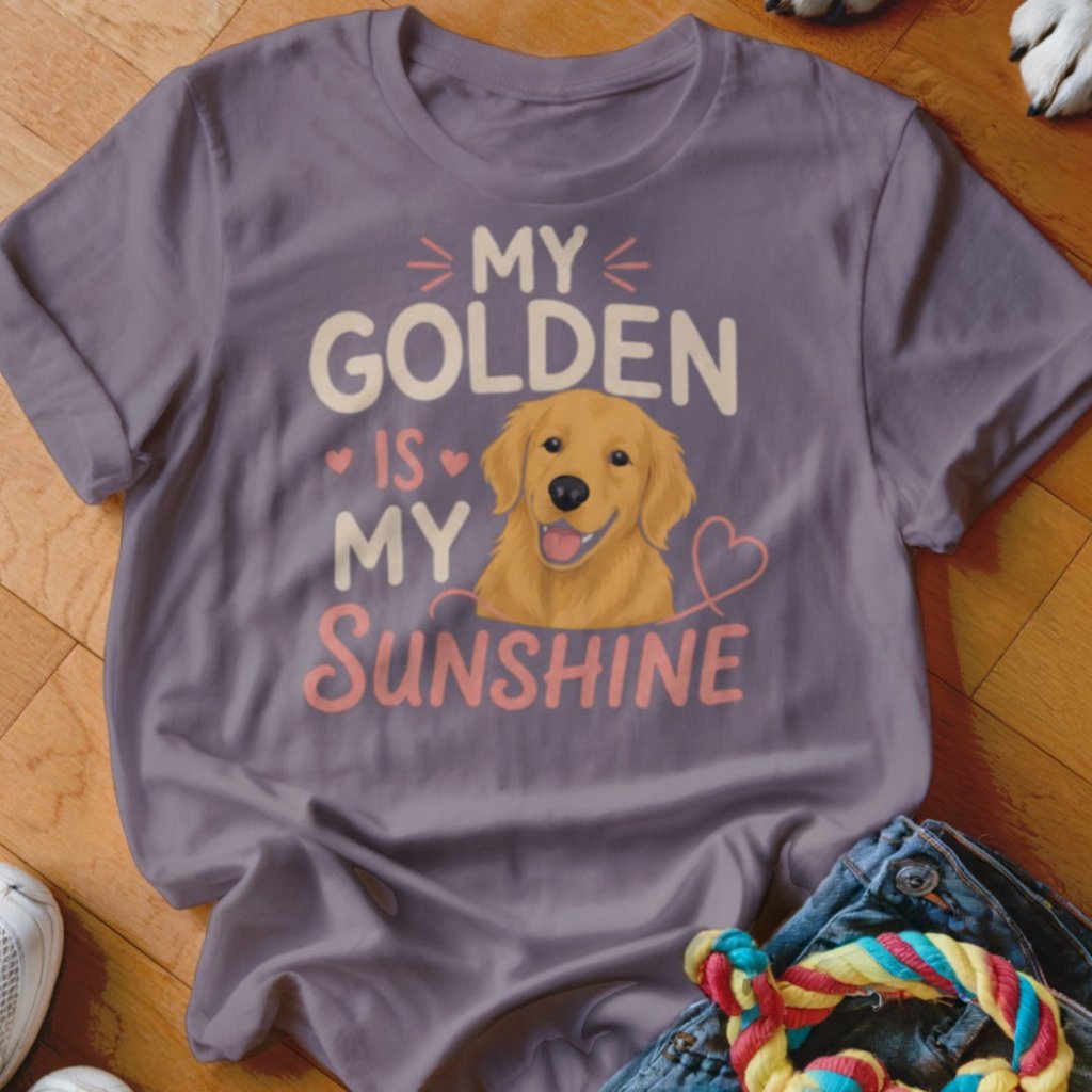 My Golden Is My Sunshine Shirt - The Pawsitive Initiative