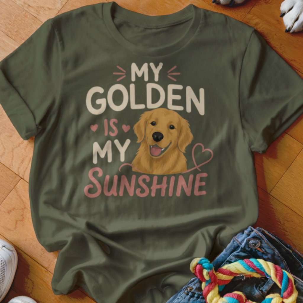 My Golden Is My Sunshine Shirt - The Pawsitive Initiative