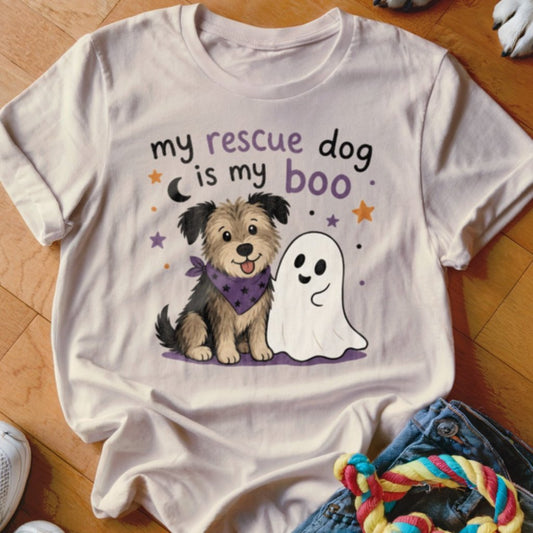 My Rescue Dog Is My Boo Shirt - The Pawsitive Initiative