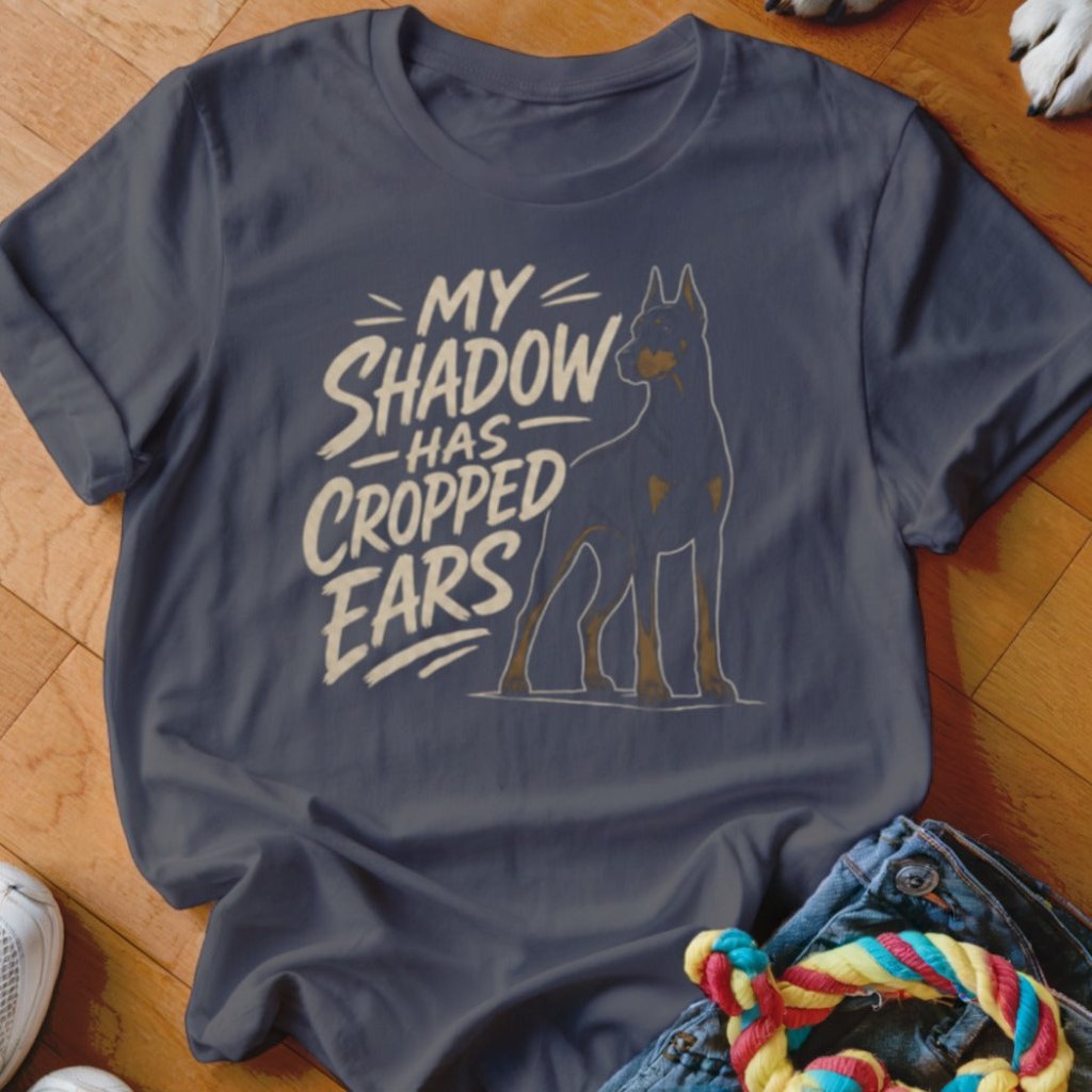 My Shadow Has Cropped Ears Shirt - The Pawsitive Initiative