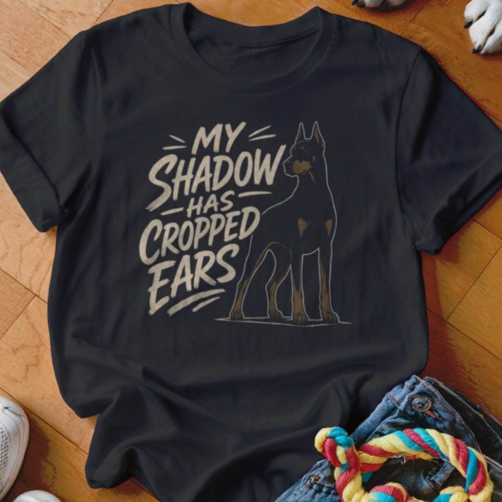 My Shadow Has Cropped Ears Shirt - The Pawsitive Initiative