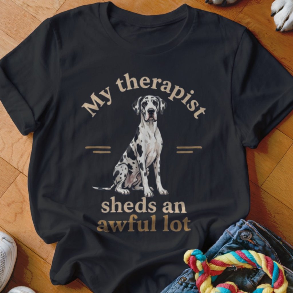 My Therapist Sheds Great Dane Shirt - The Pawsitive Initiative