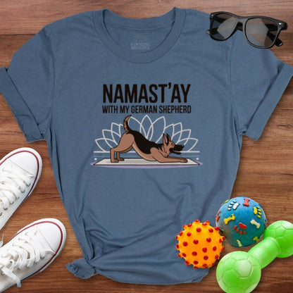 Namast'ay Shepherd Shirt - The Pawsitive Initiative
